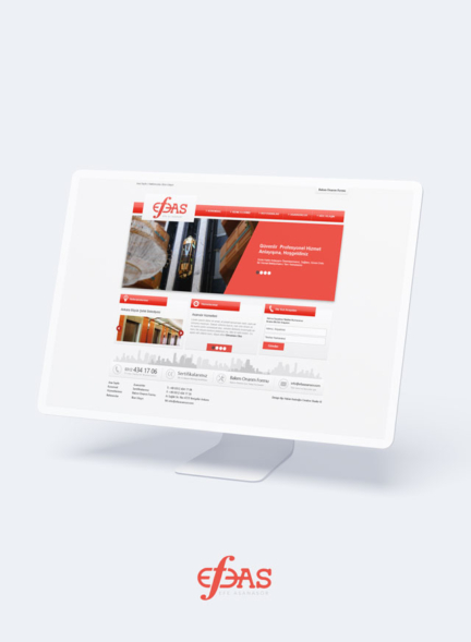 EfeAs Asansör Kurumsal Web Projesi