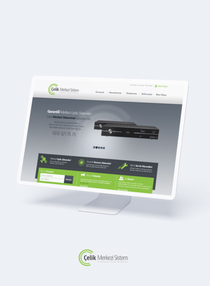 Çelik Merkezi Sistem – Kurumsal Web Projesi