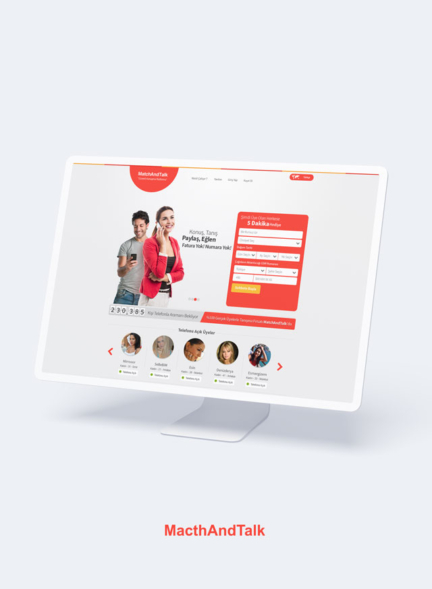 MatchAndTalk – Ara Yüz Tasarımı