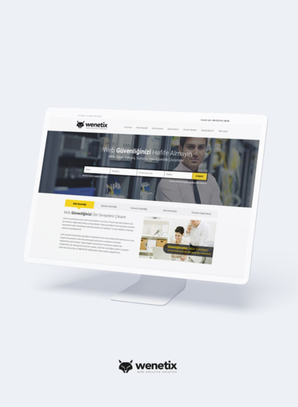 Wenetix Security – Arayüz Tasarımı